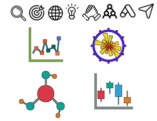 Creative Infographic Element for Business Strategy Premium png format