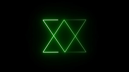 abstract saber light frame illustration background 
