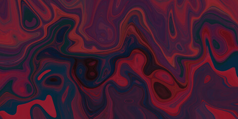Luxurious dark red and black liquid marble background illustration. Abstract painting, can be used as a trendy background for wallpapers, posters, cards, invitations, websites.