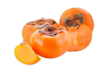 persimmon  isolated on transparent png