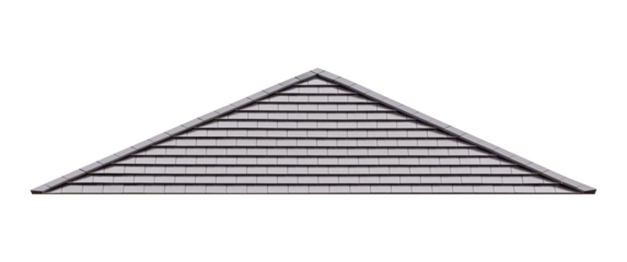 Mockup hip roof gray tile pattern