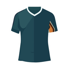 Modern men fashion shirt flat design