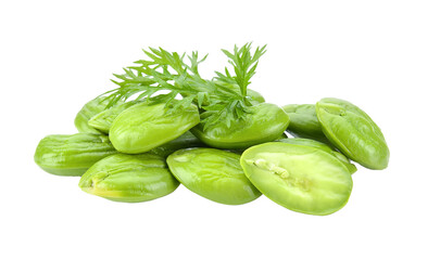 Bitter bean on  transparent png