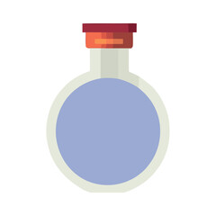 Flat pharmacy icon symbolizing healthcare and medicine