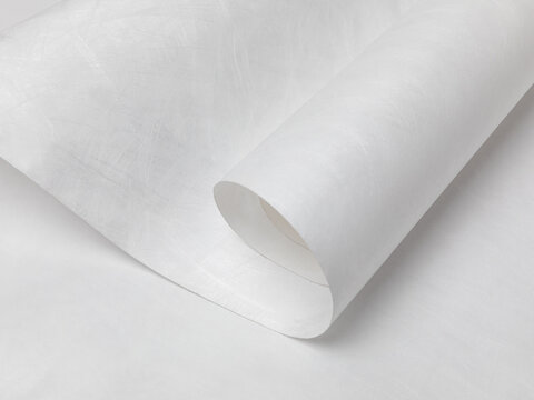 White wrapping paper of Tyvek, mock up, template, waterproof material.