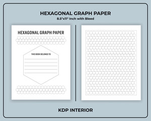 Hexagonal Graph Paper KDP Interior