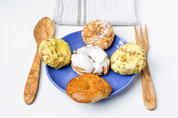 rosquillas de san Isidro or rosquillas del santo, typical Madrid dessert for its patron's day, the fifteenth of May
