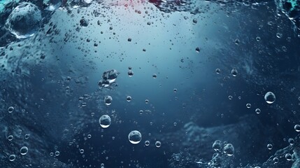 Water texture background. AI generated.