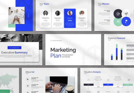 Marketing Plan Presentation Layout