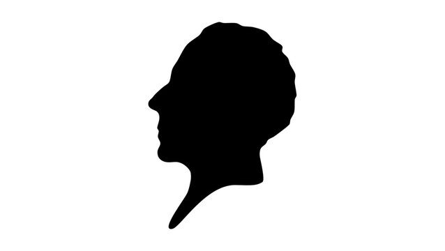 Bela Bartok silhouette