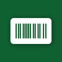 Barcode design vector template