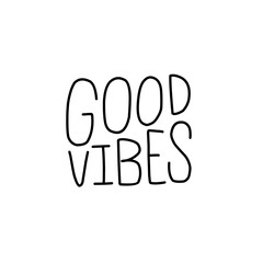 Good Vibes Banner with Typography