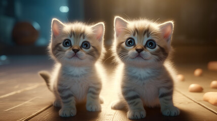 International cat day. Generative AI