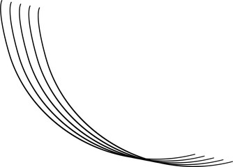 Curvy Curved Line Pattern Vector