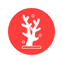 Coral reef Vector Icon easily modify

