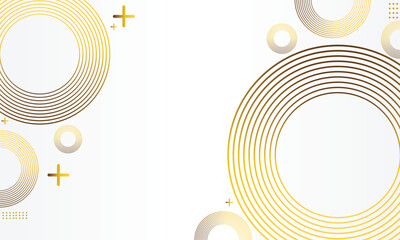 abstract gold geometric background