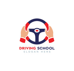 Drive School Logo. drive icon. driving school logo icon vector template