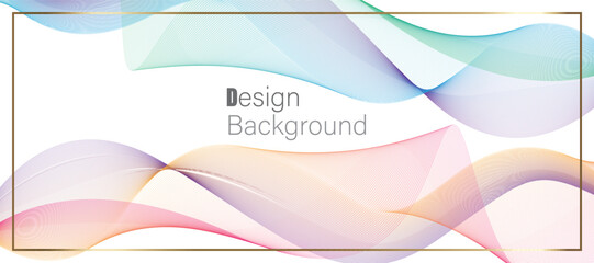 abstract background with wave. Colorful template banner with gradient color. Abstract warped Diagonal Striped Background. Design with liquid shape. Premium background design. 