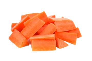 carrot slices isolated on transparent png