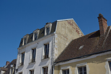 Fototapeta na wymiar Maison de village en rénovation