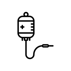 infuse IV sign symbol vector icon