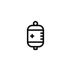 infuse IV sign symbol vector icon