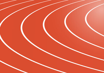 Running Track or Athlete Track Background Texture. Vector Illustration. 