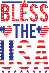 4th of july T-Shirt Design Vector