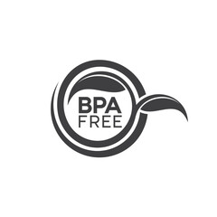 symbol of bpa free, Bisphenol A free, vector art.