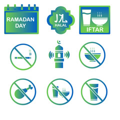 Islamic and moslem symbol in ed mubarak ramadan 