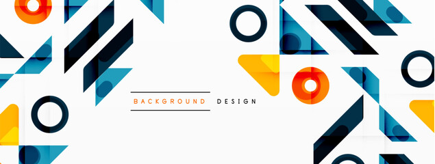 Circle minimal abstract background. Design for wallpaper, banner, background, landing page, wall art, invitation, prints, posters