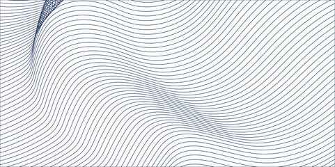 Abstract blend wave lines and technology background. Background lines wave abstract stripe design. White background, mesh abstract, vector blurred soft blend color background.