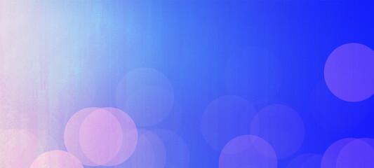 Panorama Blue widescreen bokeh  background, Usable for social media, story, banner, poster, Advertisement, events, party, celebration, and various design works