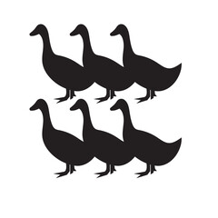  CHICKEN icon design template vector