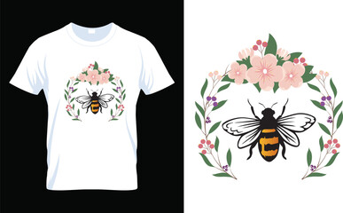 Bee t-shirt design