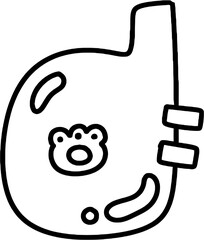 coloring alphabet for kids outline letters