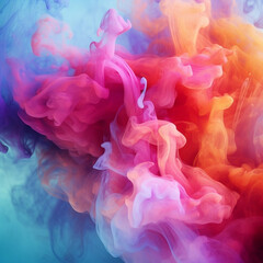 Fototapeta premium abstract colorful smoke background