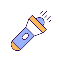 Torch Vector Icon easily modify


