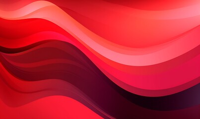 Fototapeta premium Abstract red orange liquid Wave Background. Generative AI