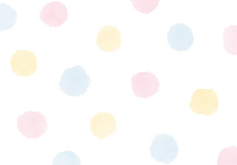 watercolor polkadot background color