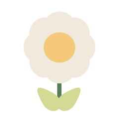cute cartoon daisy flower hand drawn design for decoration
