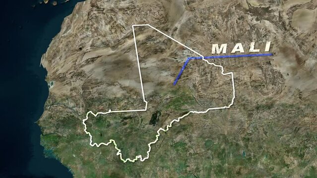 Mali Map Animation