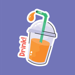 Get your hands on this beautifully designed vector of juice glass, editable icon