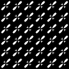  Grunge background with abstract shapes. Black and white texture. Seamless monochrome repeating pattern  for decor, fabric, cloth.