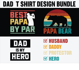 Dad t shirt design bundle for free