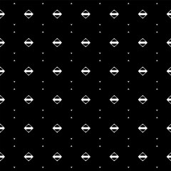 
 Grunge background with abstract shapes. Black and white texture. Seamless monochrome repeating pattern  for decor, fabric, cloth.