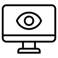 monitor computer, computer icon
