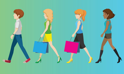 fashion shopping children