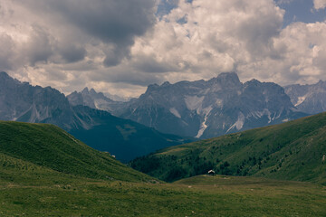 Sexten dolomites in a summer day