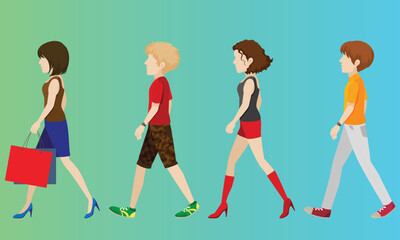 fashion shopping girls